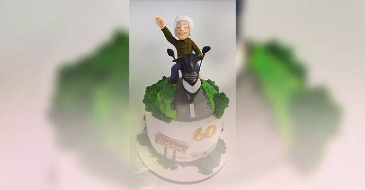Tort na 60 urodziny